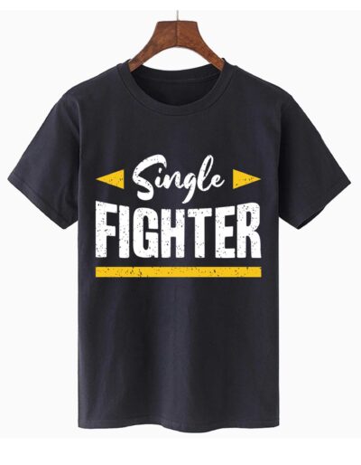 Single Fighter Printed T-Shirt For Men