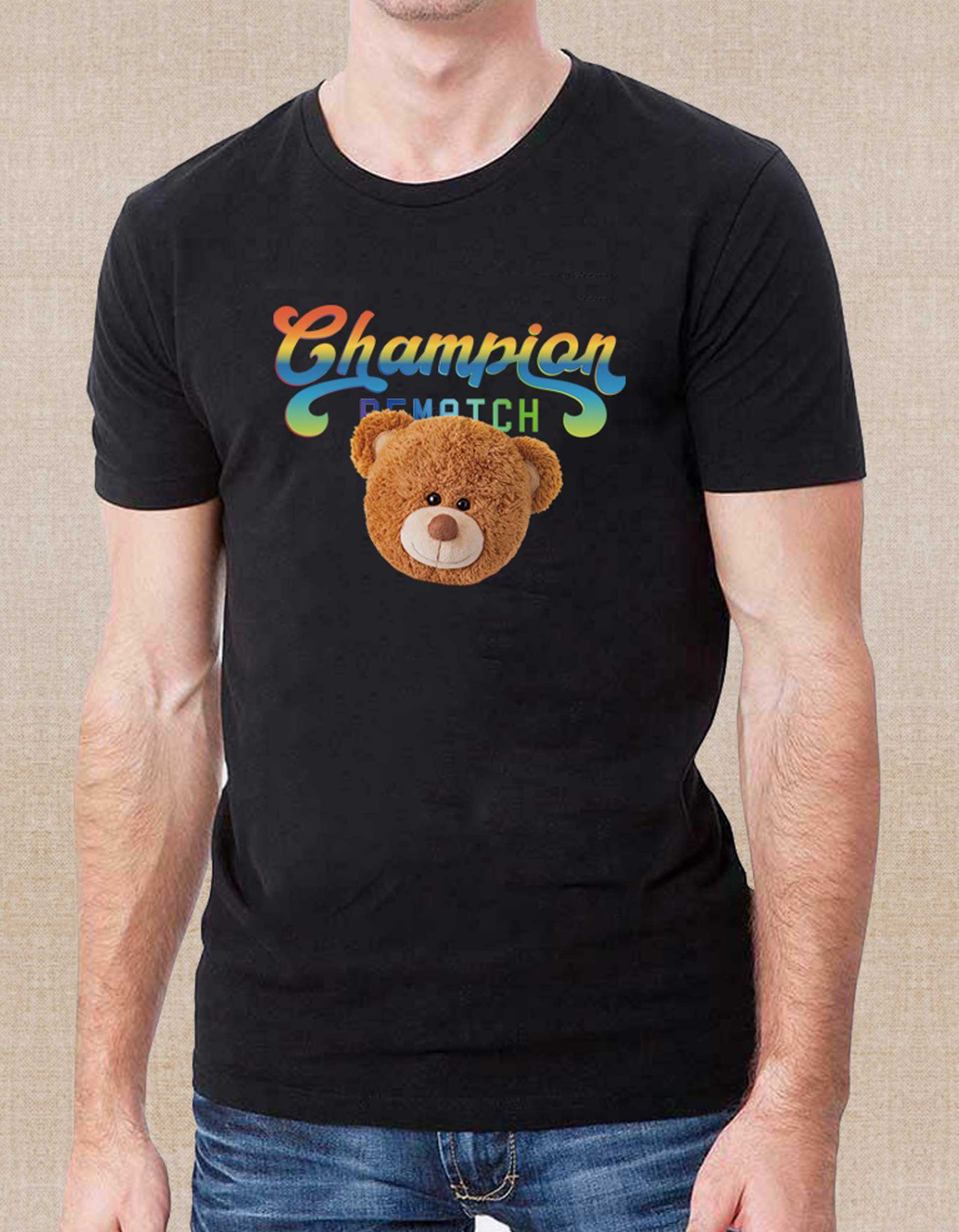 Men’s Champion Teddy Printed Tshirt