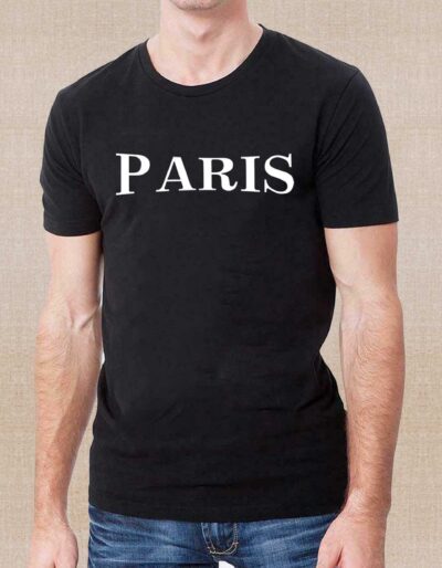 Men's Paris Printed T-Shirt