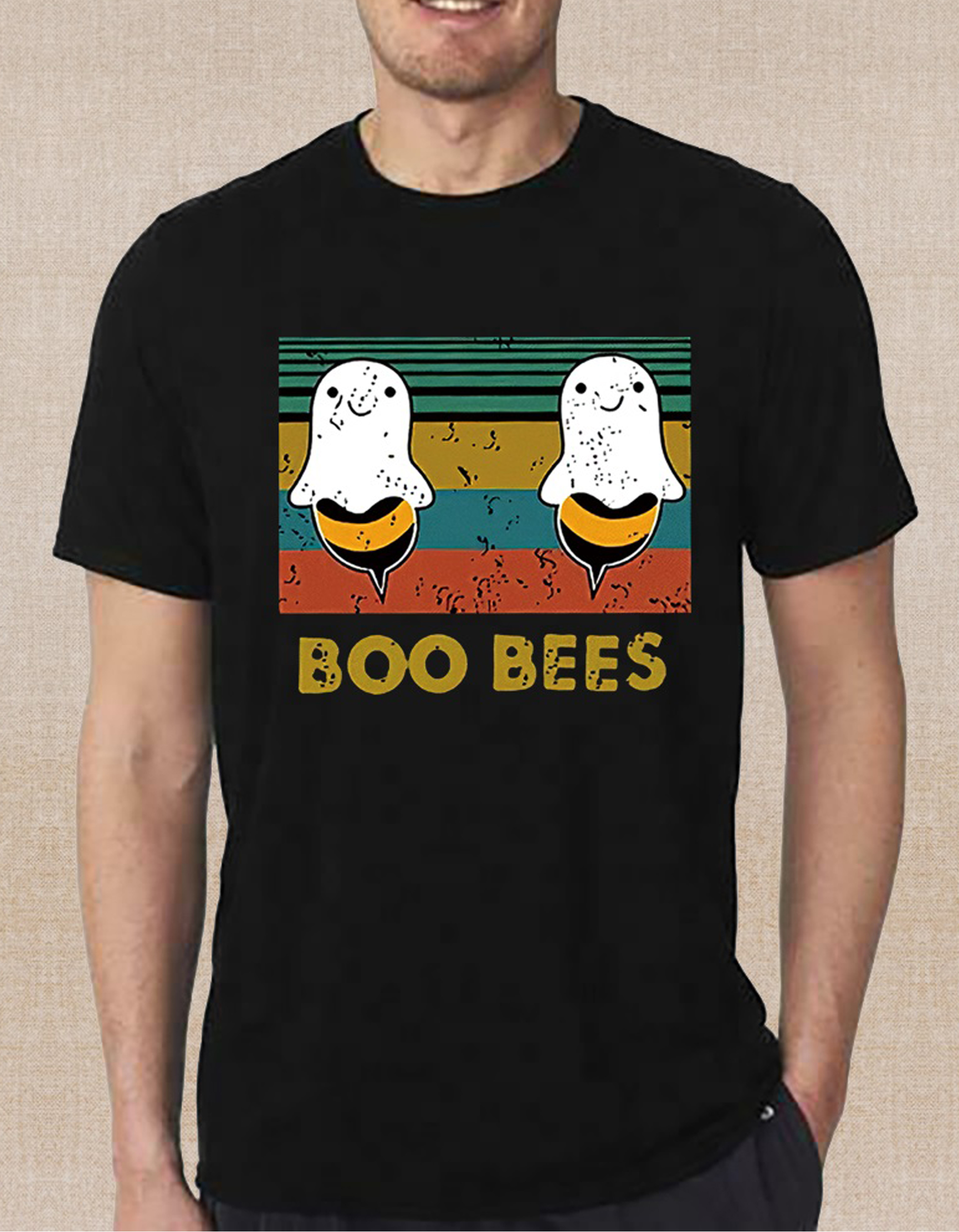 Boo Bee Printed T-Shirt For Men