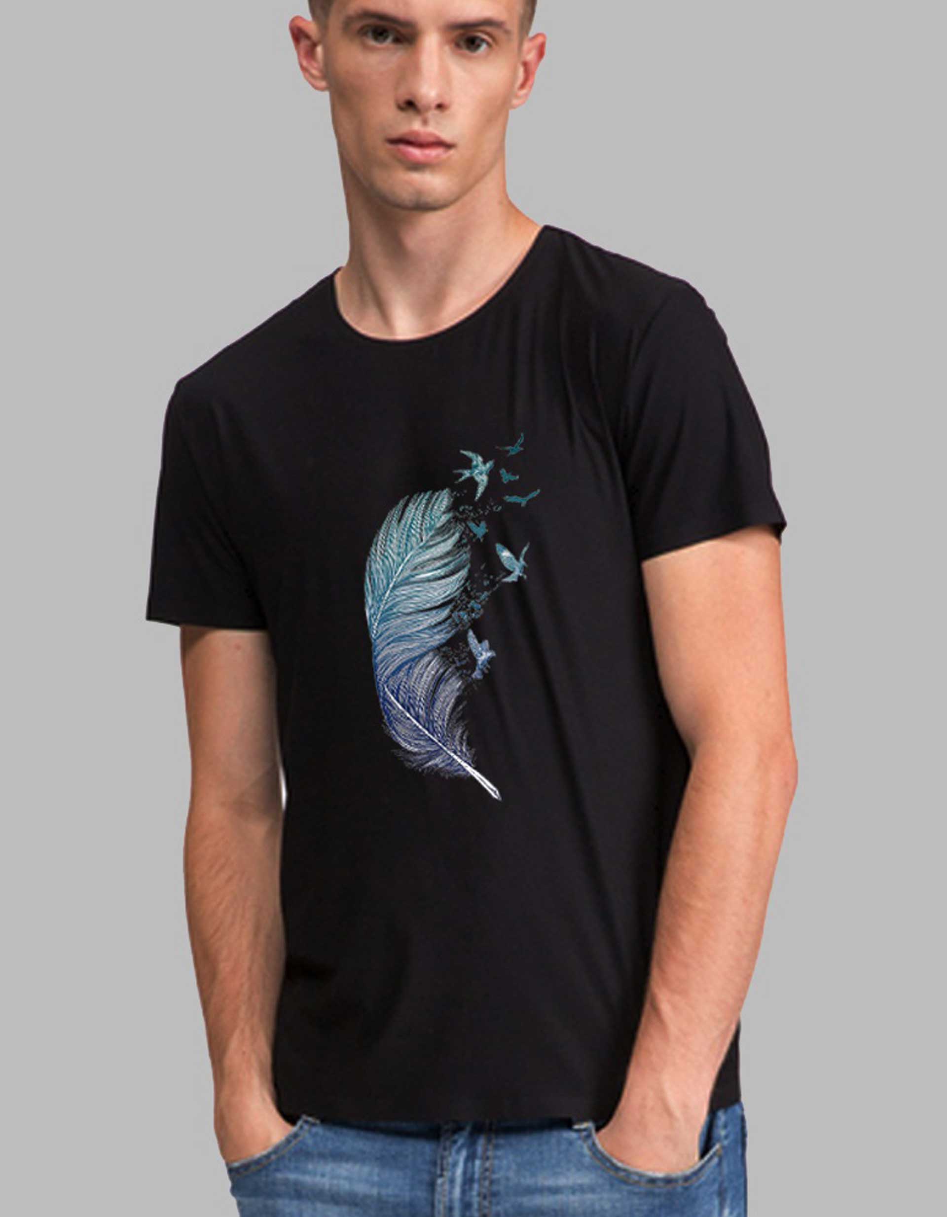 Wings of Freedom Men’s Printed T-Shirt