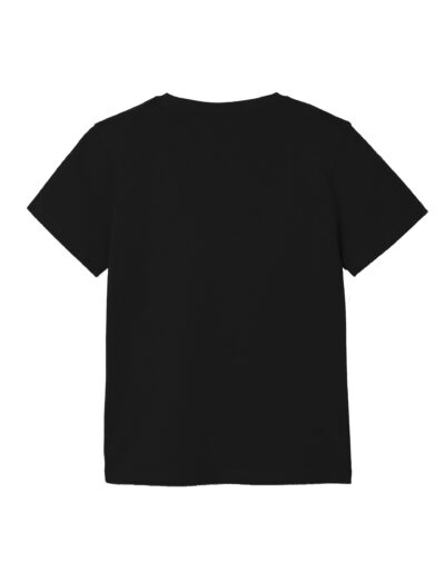 kids black t-shirt back