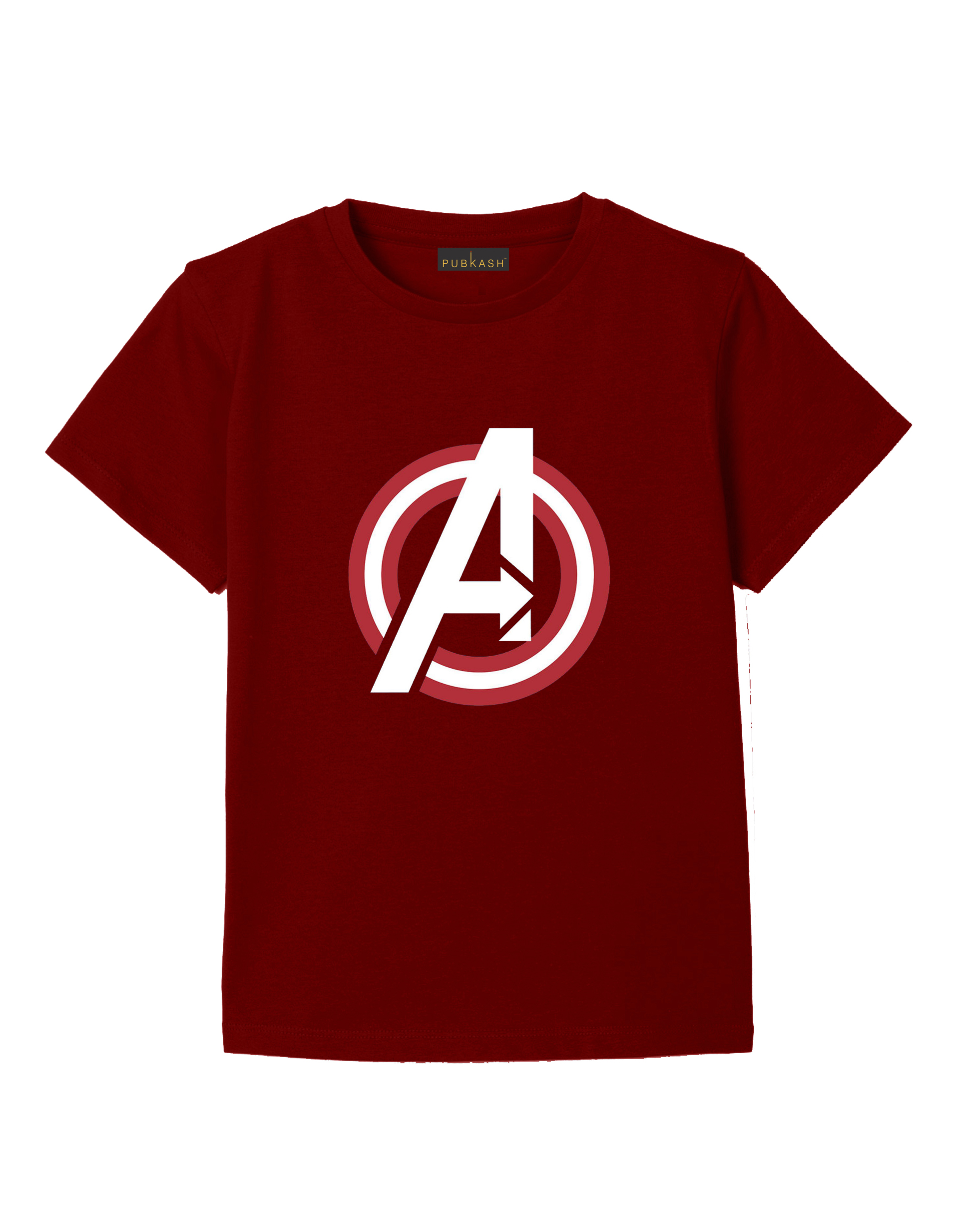 Avenger Printed Maroon T-Shirt