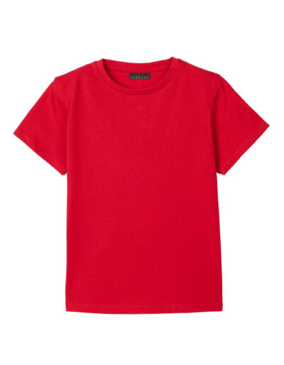 Kids plain red t-shirt