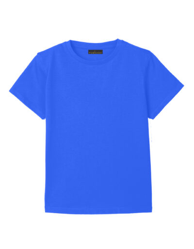 Kids plain royal bluet-shirt