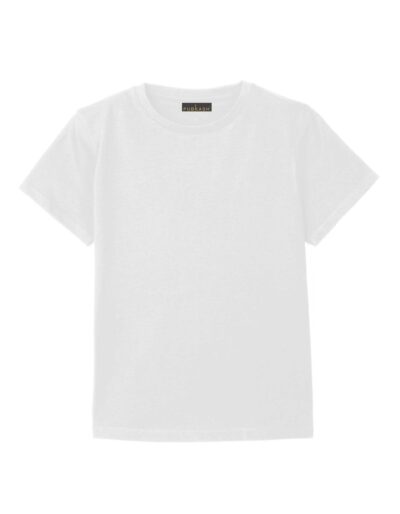 Kids plain whitet-shirt