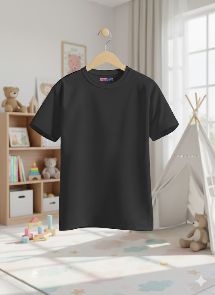 black plain tshirt